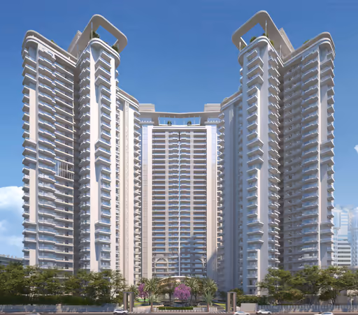 VVIP Addresses tower elevation - luxury apartments Greater Noida West